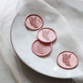 Self Adhesive Olive Branch Wax Seals, 3 of 12