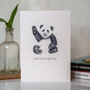 'Well Done, High Five!' Panda Save The Planet Card, thumbnail 2 of 4