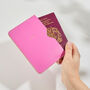 Personalised Leather Passport Holder, thumbnail 1 of 7
