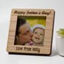 Personalised Father's Day Oak Photo Frame, thumbnail 1 of 8