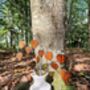 Chinese Lantern Stained Glass Plant Stem, thumbnail 2 of 7