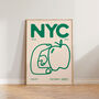 Travel Big Apple Nyc New York City Wall Art Print, thumbnail 2 of 10
