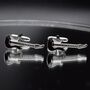 Electric Guitar Silver Cufflinks Gift For Musicians 316 L Stainless Steel Rock Accessory, thumbnail 4 of 6