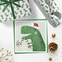 Tree Rex Christmas Card, thumbnail 3 of 9