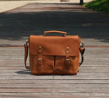 Genuine Leather Briefcase, 5 of 10