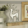 Personalised Stag Ornament, thumbnail 3 of 7