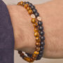 Men's Personalised Semi Precious Bead Bracelet, thumbnail 6 of 9