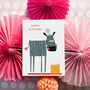 Happy Birthday Zebra Mini Card, thumbnail 4 of 5