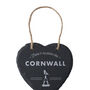 There's No Place Like Cornwall Hanging Heart, thumbnail 1 of 3