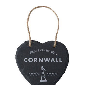 There's No Place Like Cornwall Hanging Heart, 2 of 4