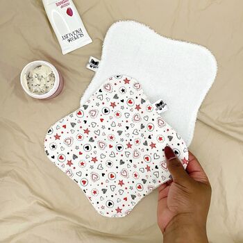 Wavy Reusable Cotton Face Wipes, 4 of 6