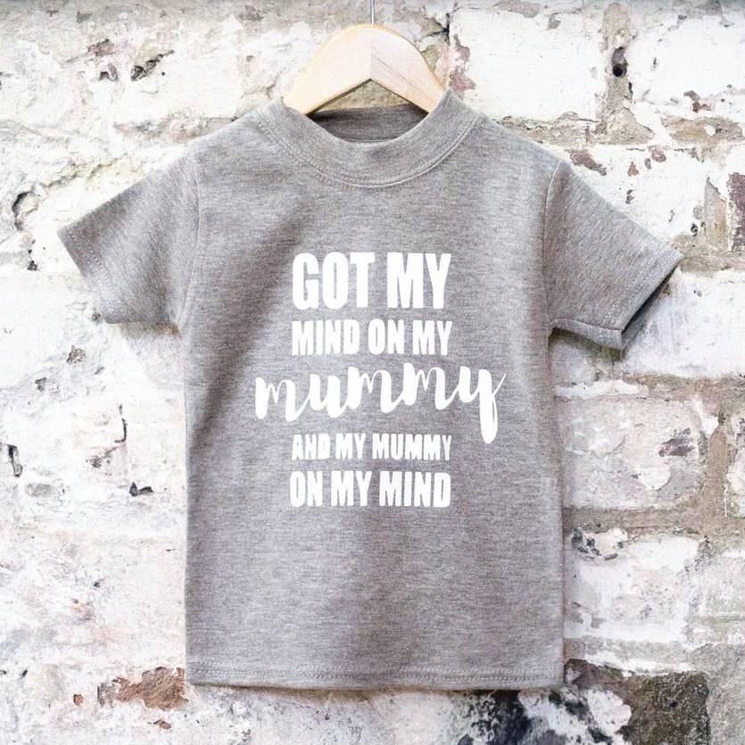 'Mind On My Mummy' Unisex T Shirt, 1 of 3