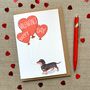 Personalised Dog Happy Valentine's Day Card, thumbnail 6 of 12