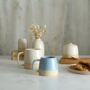 Espresso Ceramic Mugs, Mini Mugs In Pastel Colours, thumbnail 5 of 7