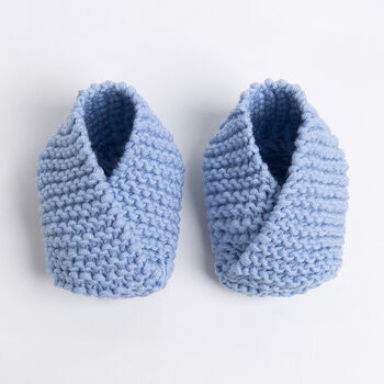 Personalised Baby Booties Beginner Knitting Kit, 3 of 8