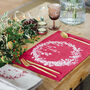 Christmas Linen Placemats Set Of Two, thumbnail 7 of 8