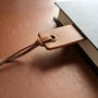 Personalised Anniversary Leather Bookmark, thumbnail 2 of 7