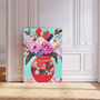Floral Vase Pink Art Print, thumbnail 1 of 3