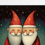Gay Men Christmas Card, Two Santas Lgbt Pride Card, thumbnail 4 of 4
