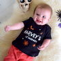 Personalised First Halloween Baby Top, thumbnail 1 of 2