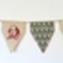 Handmade Christmas Shakespeare Bunting, thumbnail 2 of 4