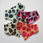 Leopard Soft Toy And Bib Gift Set, thumbnail 5 of 6