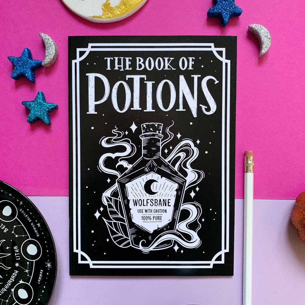 book of potions notebook by fable & black | notonthehighstreet.com