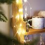 Plug In Silver Wire Waterfall String Lights, thumbnail 4 of 6