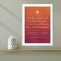 Personalised Diwali Gayatri Mantra Sunrise Framed Print, thumbnail 1 of 6