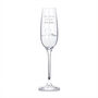 Personalised Diamante Heart Glass Flute, thumbnail 1 of 6