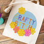 Crochet 'Crafty Bitch' Tote Bag, thumbnail 2 of 2