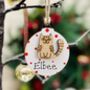 Personalised Pussy Bauble Cat Christmas Tree Decoration, thumbnail 2 of 4