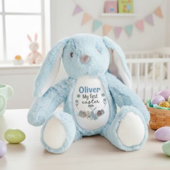 Personalised My First Easter Bunny Toy With Name, 4 of 6