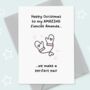 Perfect Pair Personalised Fiancée Christmas Card, thumbnail 1 of 3