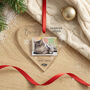 Personalised Heart Pet Forever Loved Photo Acrylic Hanging Decoration Bauble, thumbnail 2 of 4