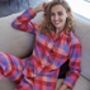 Women's Coral Shire Square Brushed Cotton Pyjama Set, thumbnail 1 of 2