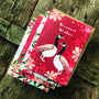 Festive Geese Bird Christmas Card Blank Inside, thumbnail 2 of 3