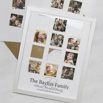 Personalised Family Multi Photo Frame Collage Gift, 4 of 12
