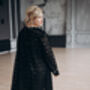 Black Macrame Lace Kimono Cape, thumbnail 6 of 12