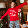 Drink Dance Come On Get Happy Christmas Jumper, thumbnail 4 of 6