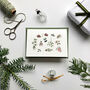 ‘Warm And Cosy Things’ Hand Illustrated Christmas Card, thumbnail 1 of 3
