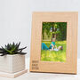 Best Dad Ever Engraved Wooden Photo Frame, thumbnail 2 of 6