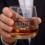 Personalised Father Of The Bride Glass, thumbnail 1 of 4