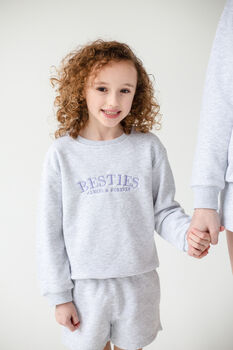Child's Besties Embroidered Sweatshirt, 8 of 12