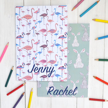 Personalised Hares Journal Drawing Book, 4 of 5