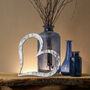 11th Anniversary Personalised Steel Heart Sculpture, thumbnail 9 of 11