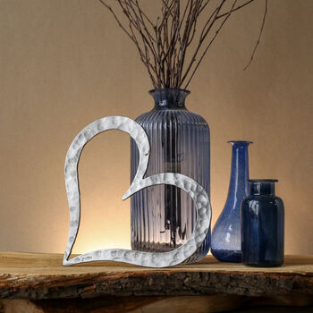 11th Anniversary Personalised Steel Heart Sculpture, 9 of 11