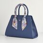 Catherine Rowe Pet Portraits Navy Structured Tote, thumbnail 4 of 6