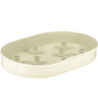 Oval Metal Candle Platter, 8 of 10