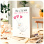 Cute Happy Birthday Sending Love Dove Greeting Card, thumbnail 2 of 5